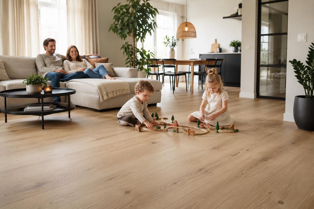 Waarom laminaat een slimme keuze is voor drukke huishoudens