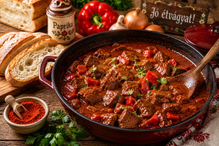 Recept: Hongaarse goulash zoals oma hem maakte