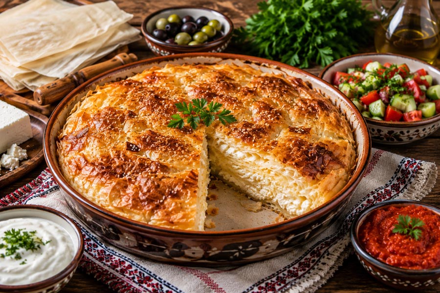 Recept: Servische gibanica (hartige kaaspastei)