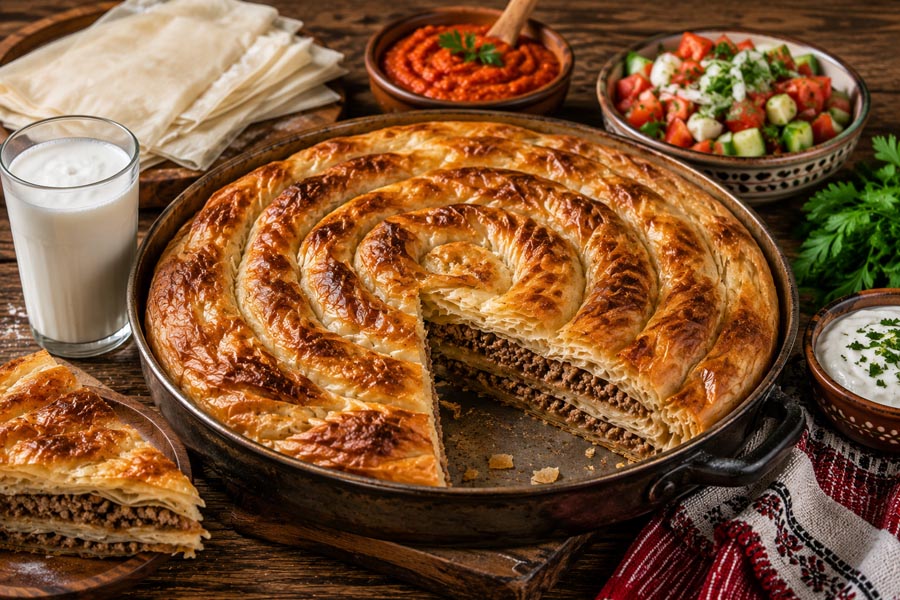 Recept: Servische burek met gehakt