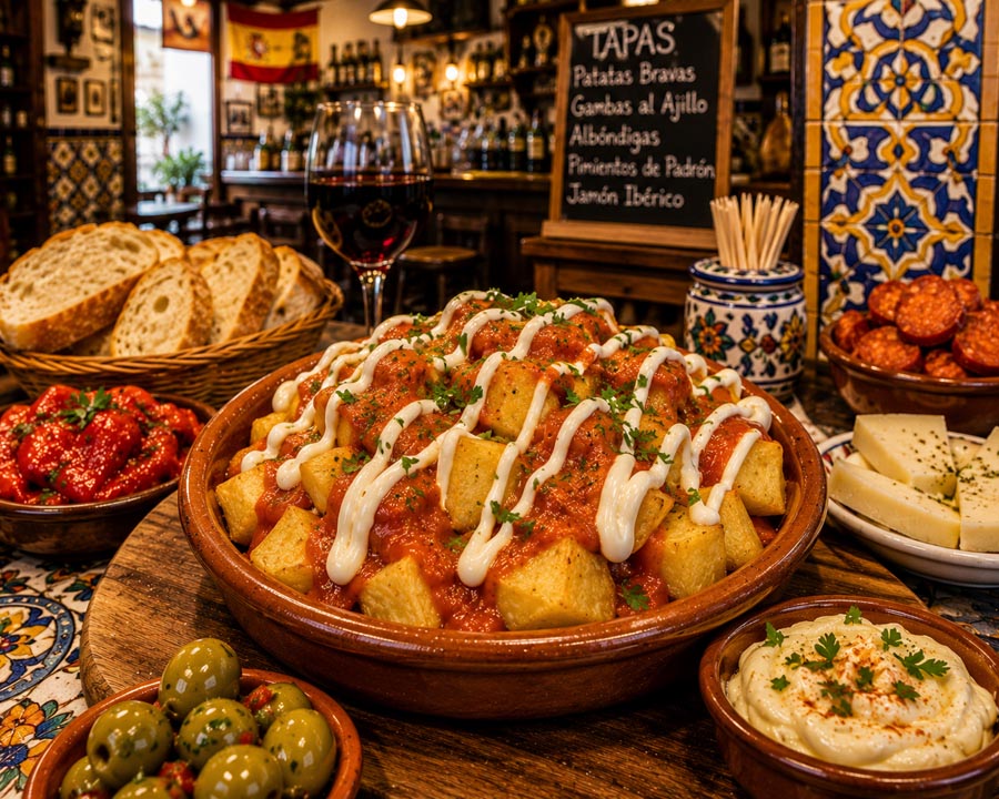 Recept: Patatas bravas met pittige bravasaus