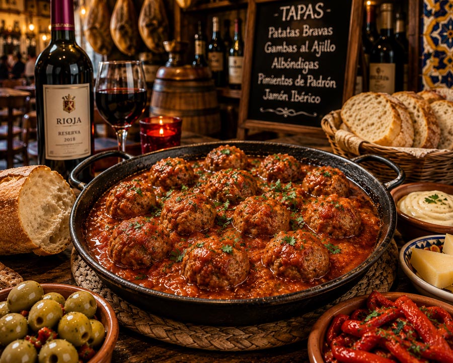 Recept: Albóndigas in Spaanse tomatensaus