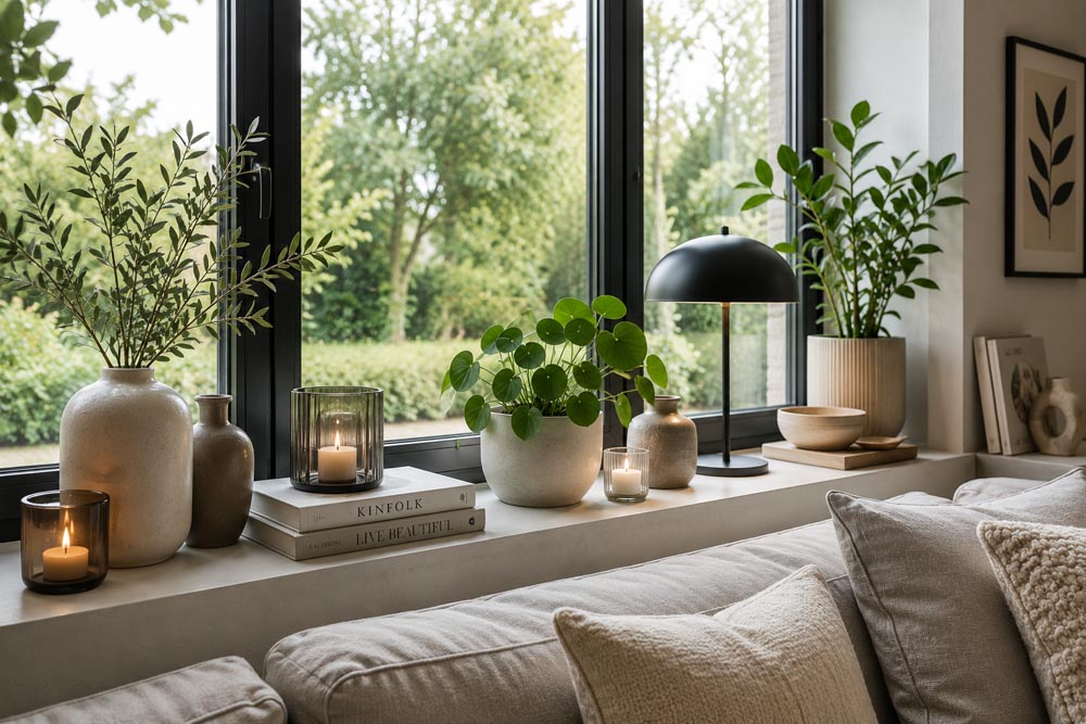 Vensterbank decoratie: tips en inspiratie voor meer sfeer in huis