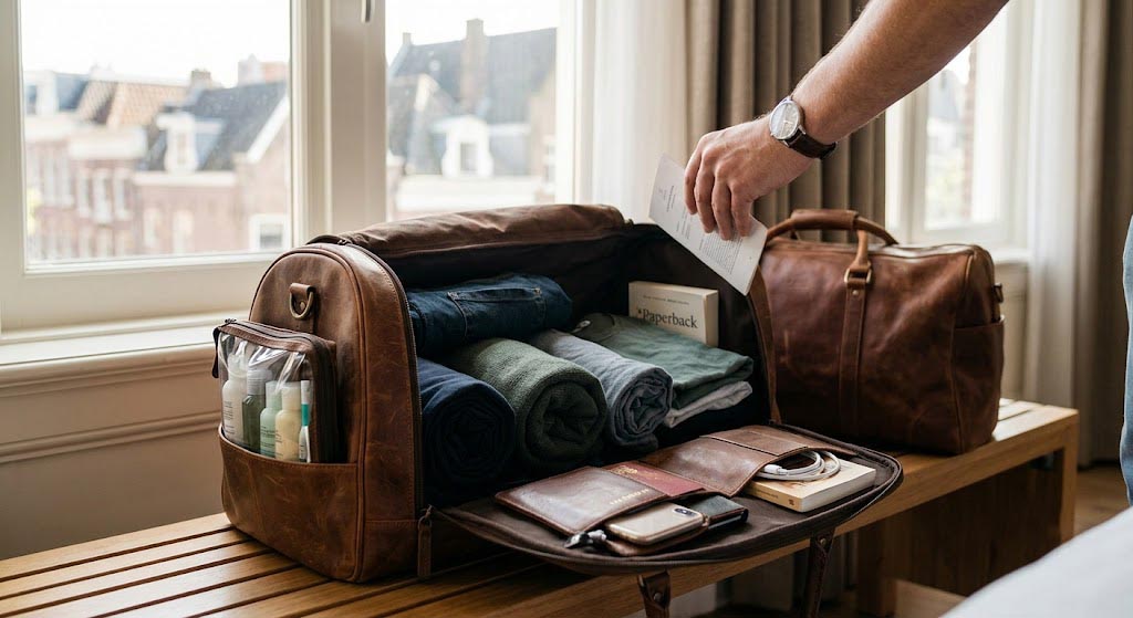 Een weekendtas slim inpakken voor een korte stedentrip