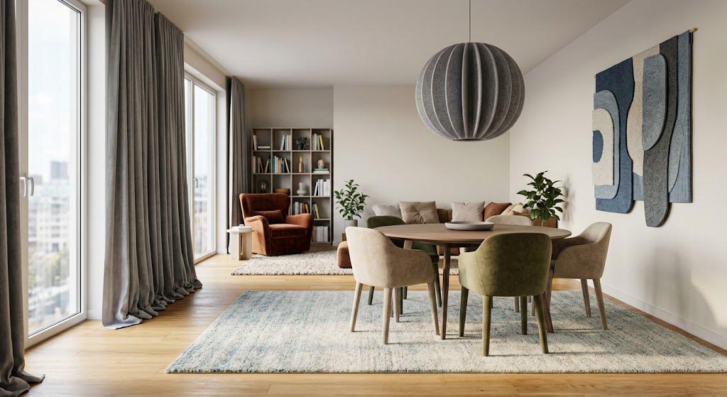 Akoestiek in huis verbeteren zonder verbouwing: zo klinkt je interieur rustiger