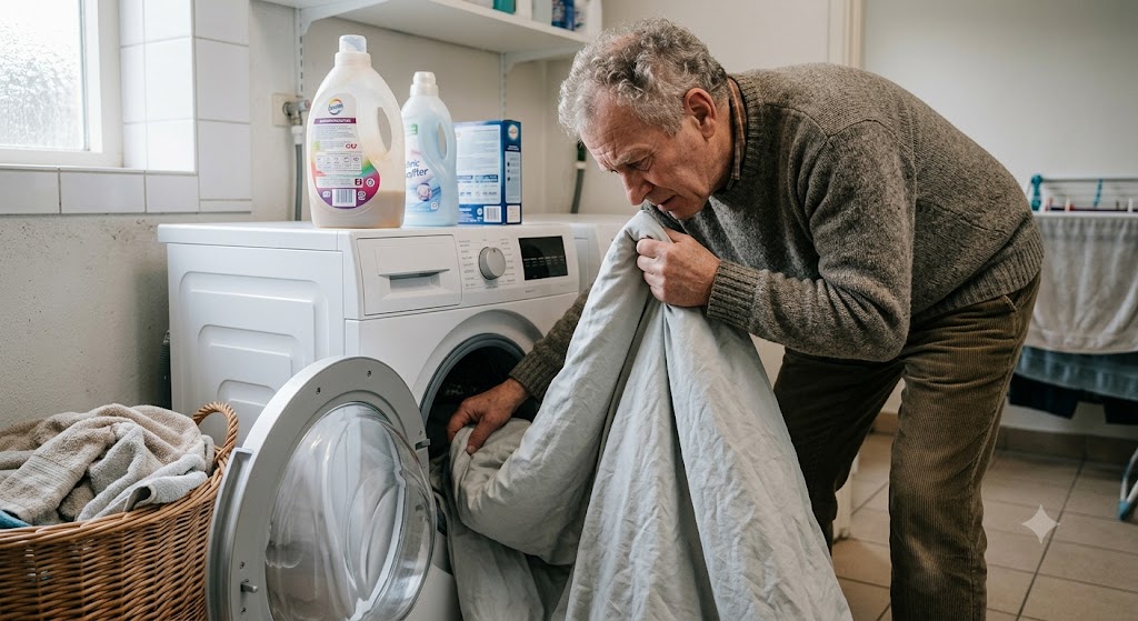Waarom ruikt beddengoed soms muf na het wassen?