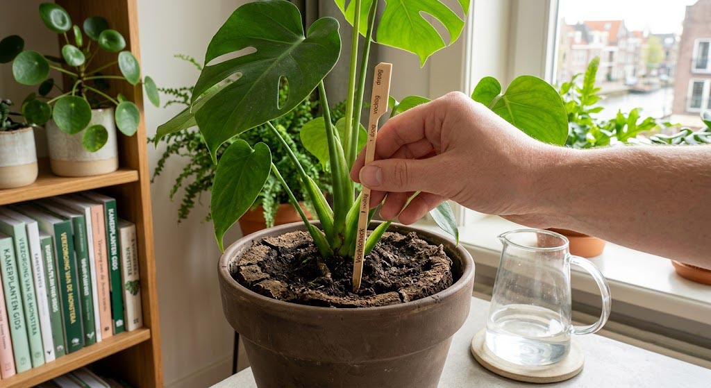 Waarom potgrond in kamerplanten soms nauwelijks water opneemt