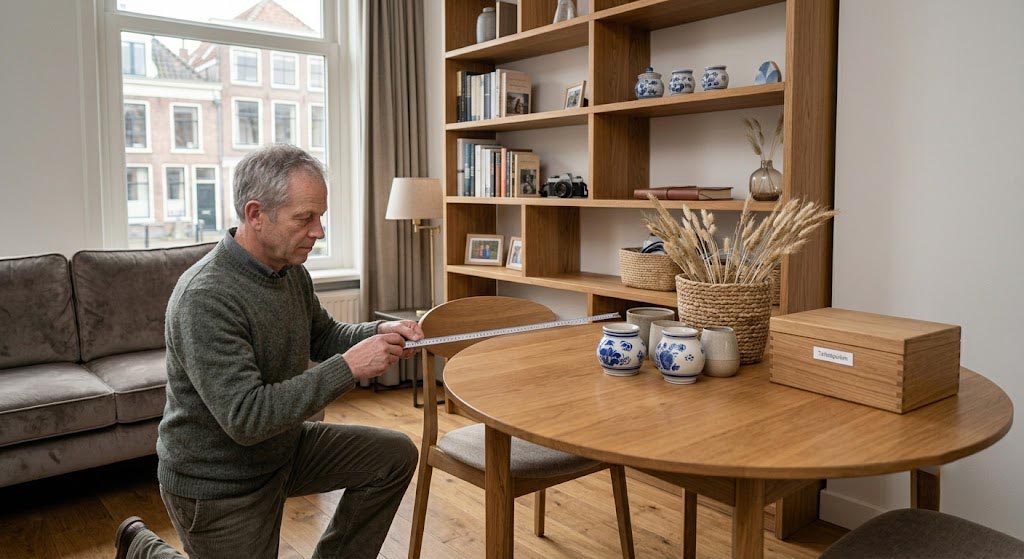 Waarom een eettafel soms onhandig staat zonder dat de kamer klein is