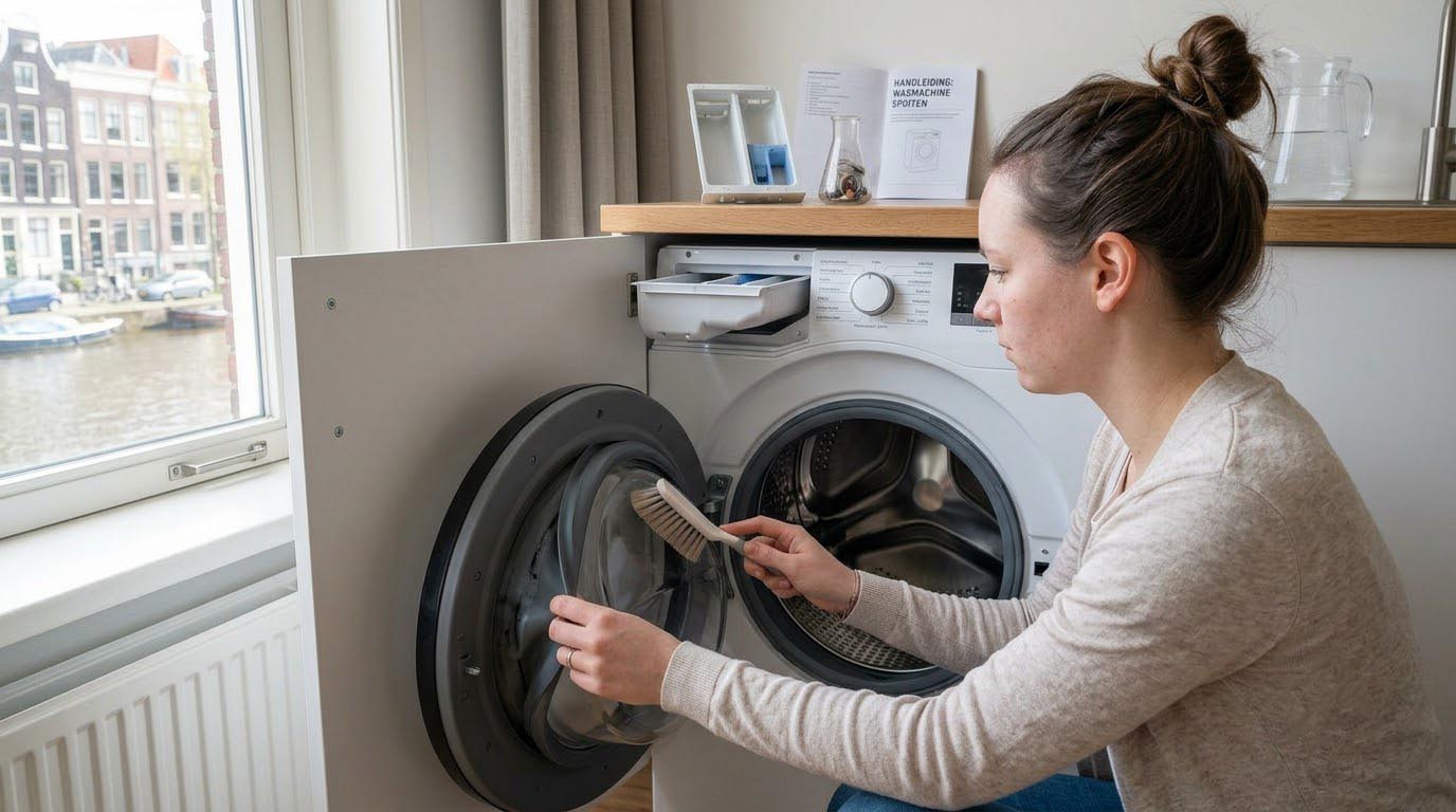 Waarom een wasmachine soms blijft stinken ondanks een lege hete was
