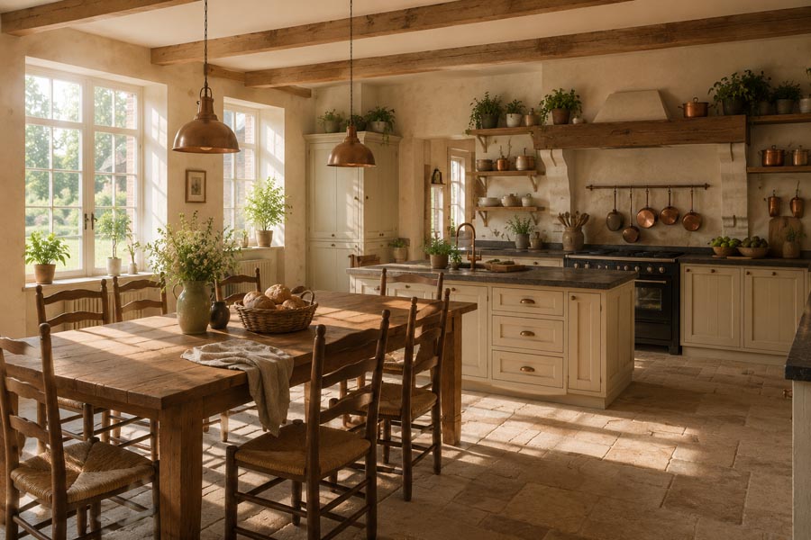 Landelijke keuken inrichten: warmte, sfeer en tijdloze charme