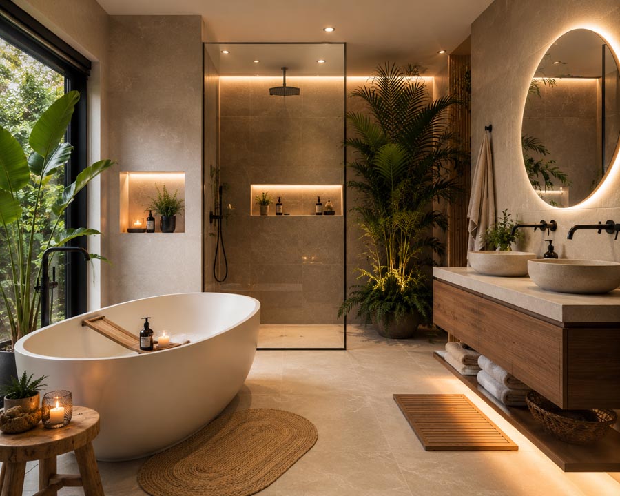 Je badkamer omtoveren tot een wellnessruimte: zo creëer je dagelijks een spa-gevoel