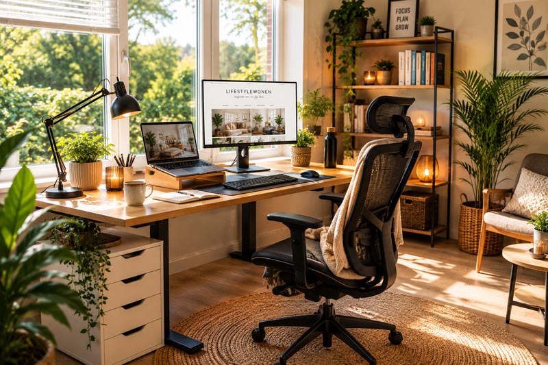 Gezond thuiswerken: zo richt je een comfortabele en productieve werkplek in