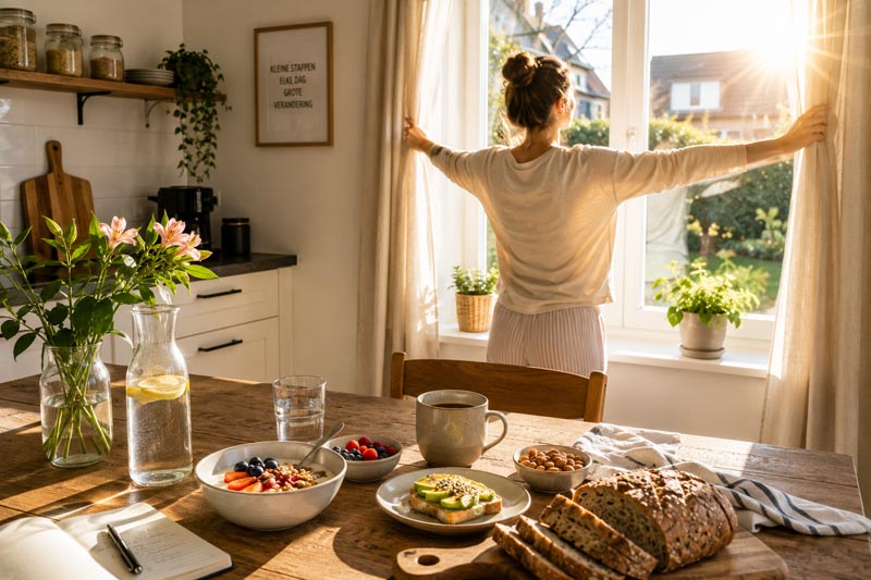 Een gezonde ochtendroutine: zo begin je iedere dag met meer energie